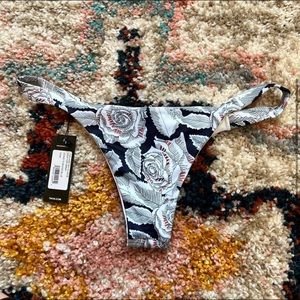 Tavik| Heather Evening Blue cheeky coverage bikini bottom, NWT